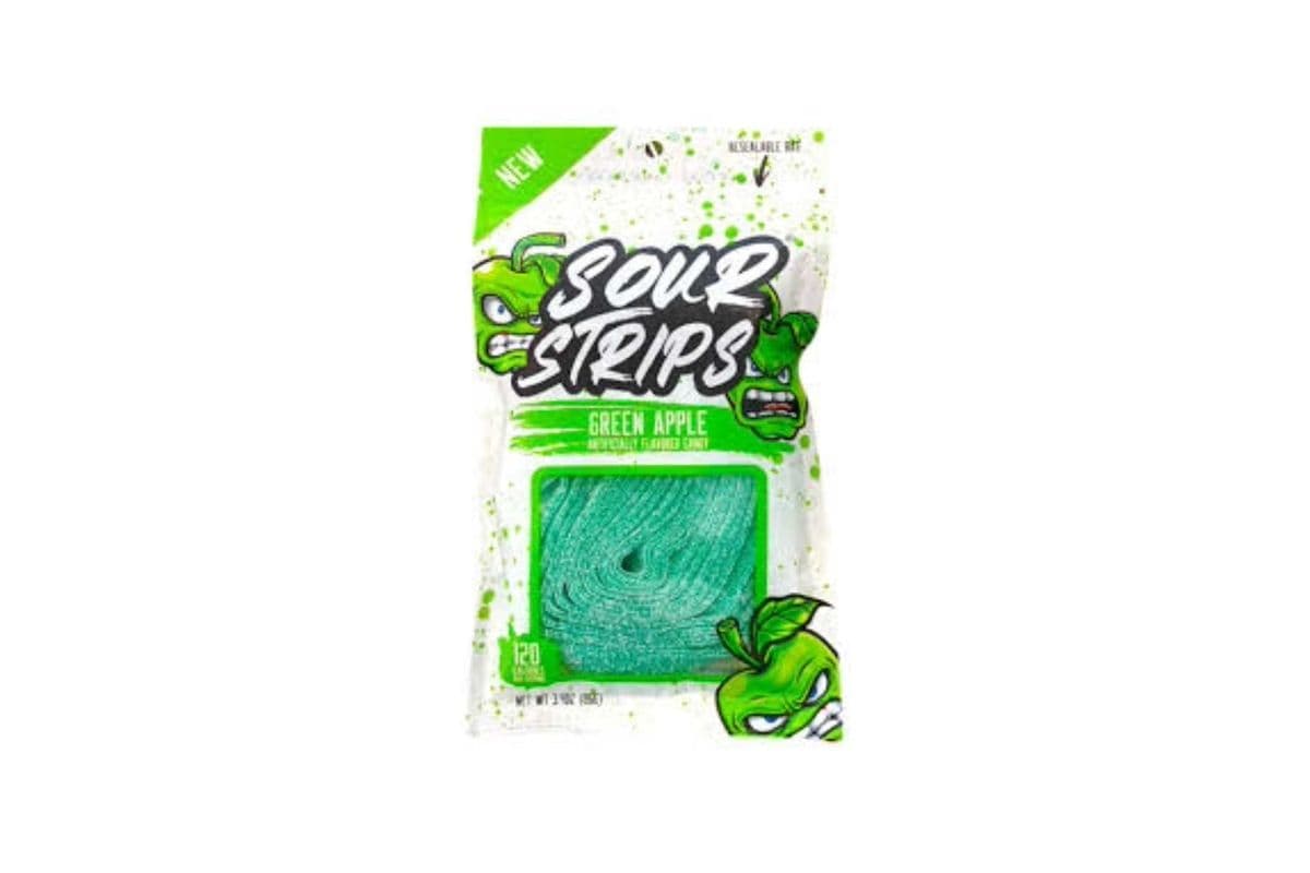 Sour Strips Green Apple 96g