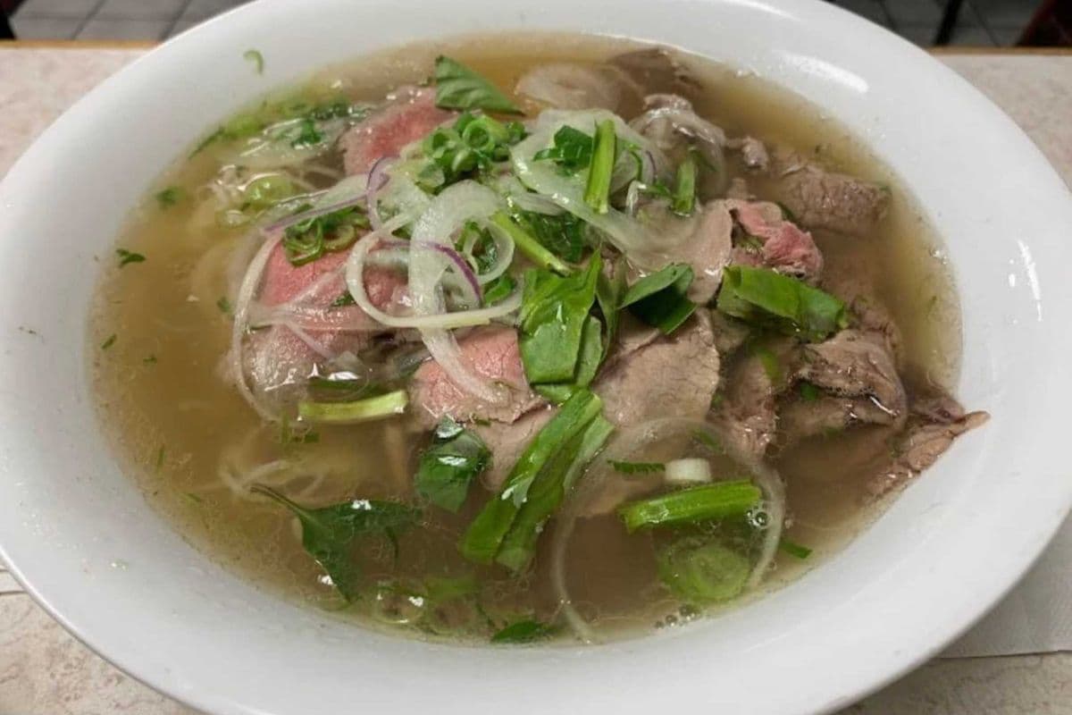 10. Beef Rice Noodle Soup, Beef Shoulder, and Tendon