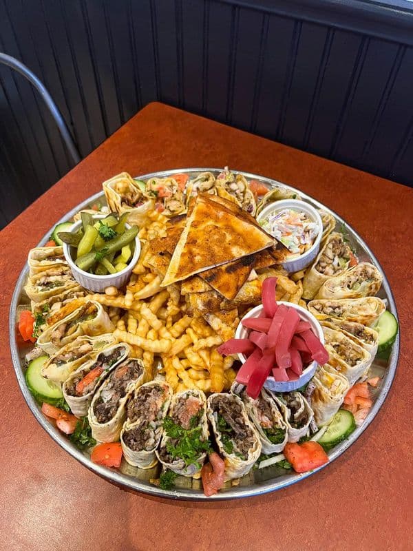 Chicken Saj Family Platter