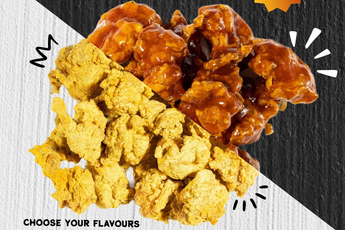 Large Half and Half Fried Chicken