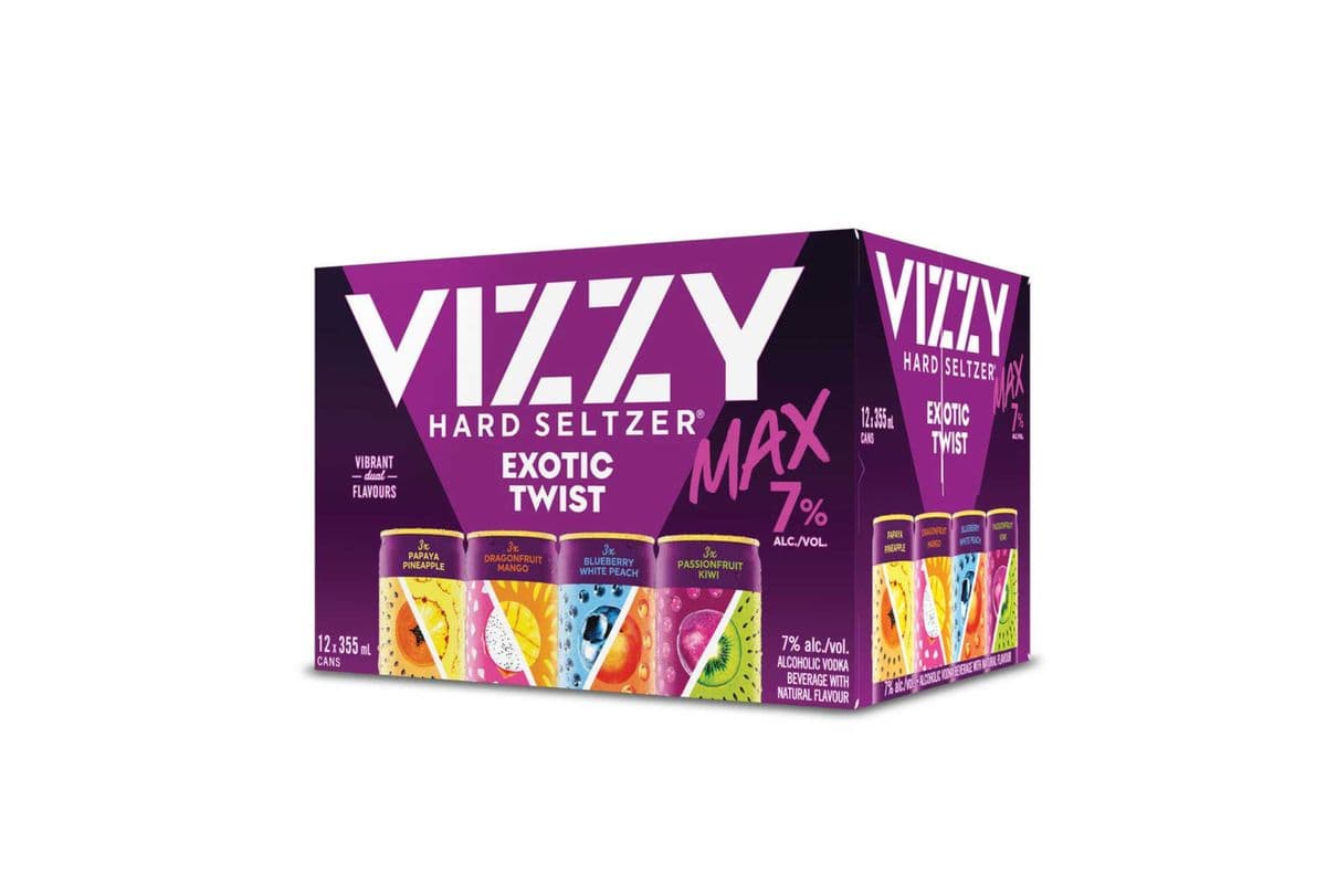 383032 - Vizzy Max Exotic Twist Variety Pack (12 x 355ml)