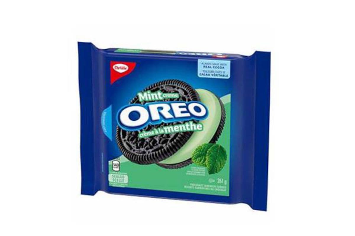 Oreo Mint Chocolate Sandwich Cookies 261g