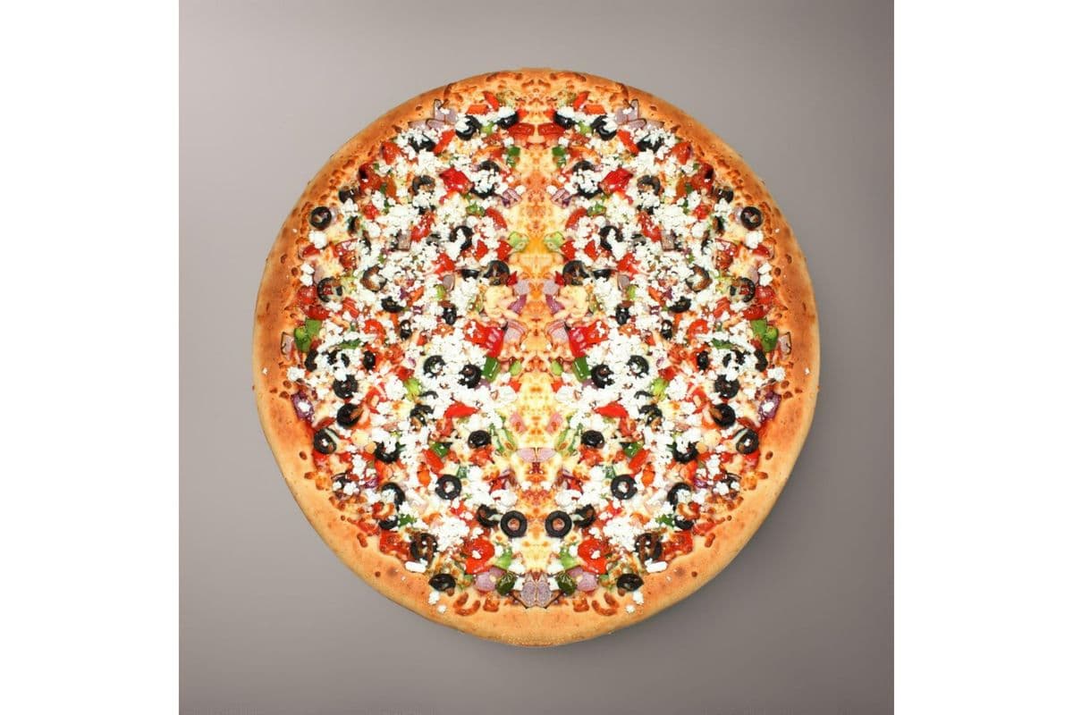 10" Small Vegan Greek Fusion Pizza
