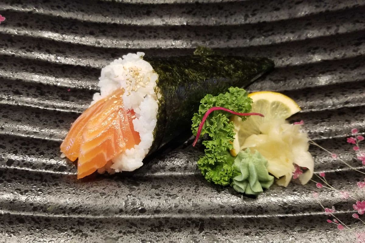 Salmon Maki Cone