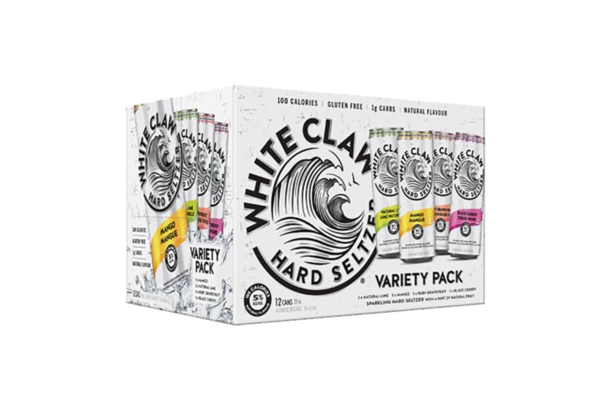 7711 - White Claw Hard Seltzer Variety (12 x 355ml)