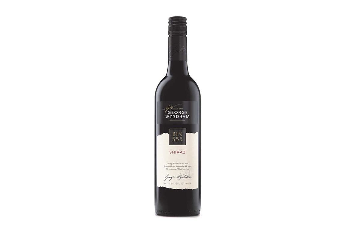 189415. WYNDHAM BIN 555 SHIRAZ (1 x 750ML)