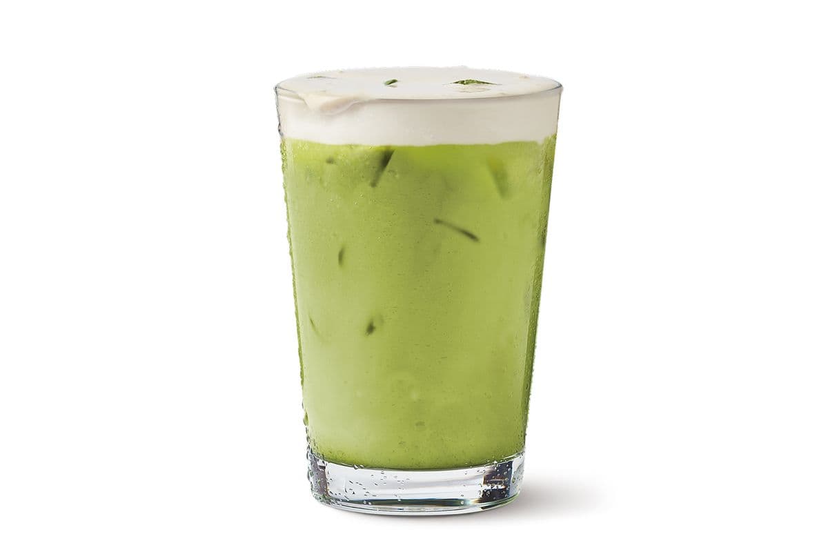 Iced Mango Matcha Latte