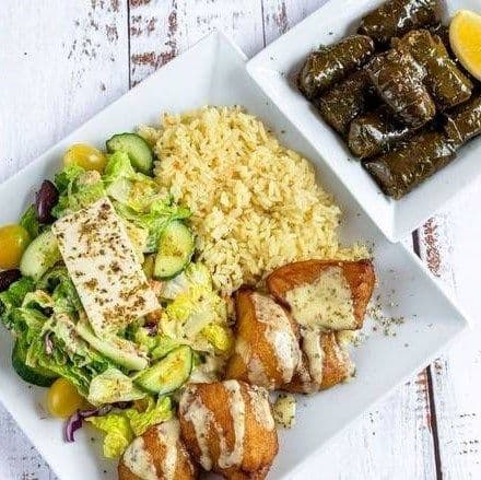 Assiette dolmadakia / Dolmadakia plate