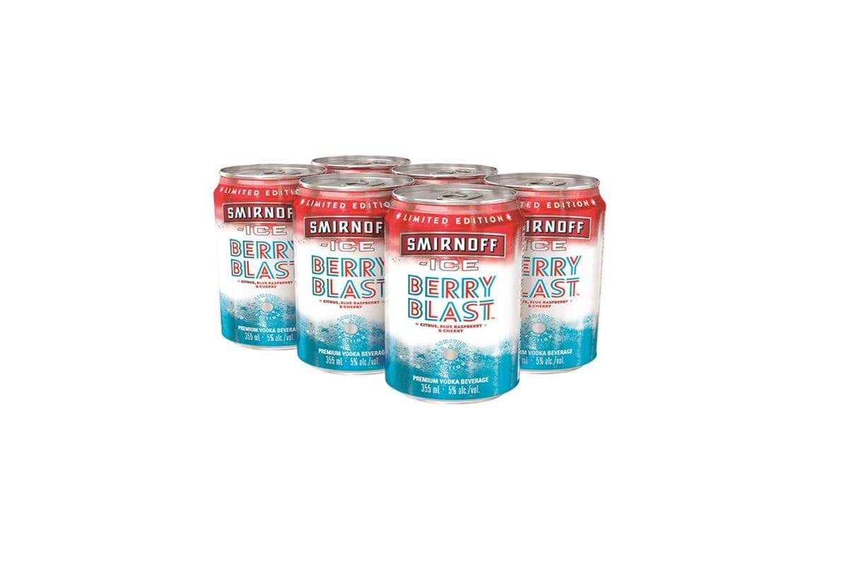 814237. SMIRNOFF ICE BERRY BLAST (6 x 355ML (CANS))