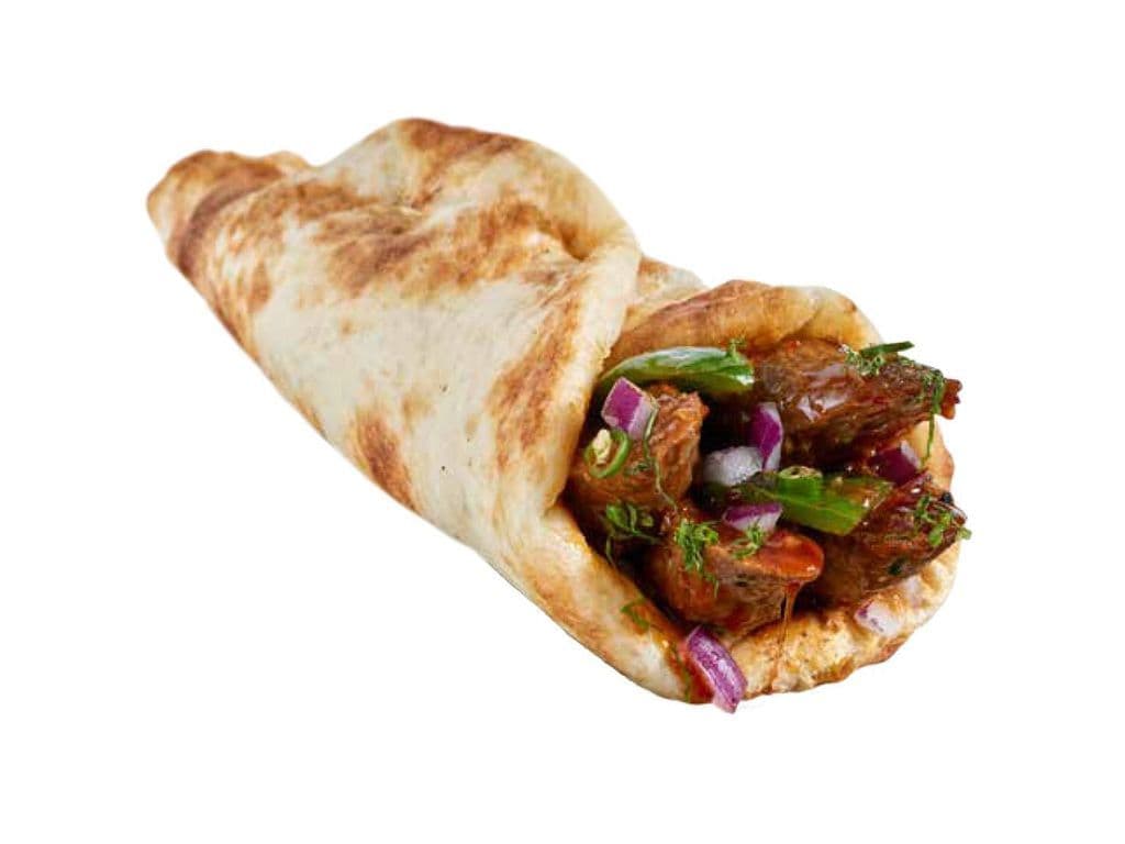 Tandoori Paneer Masala Naan Roll