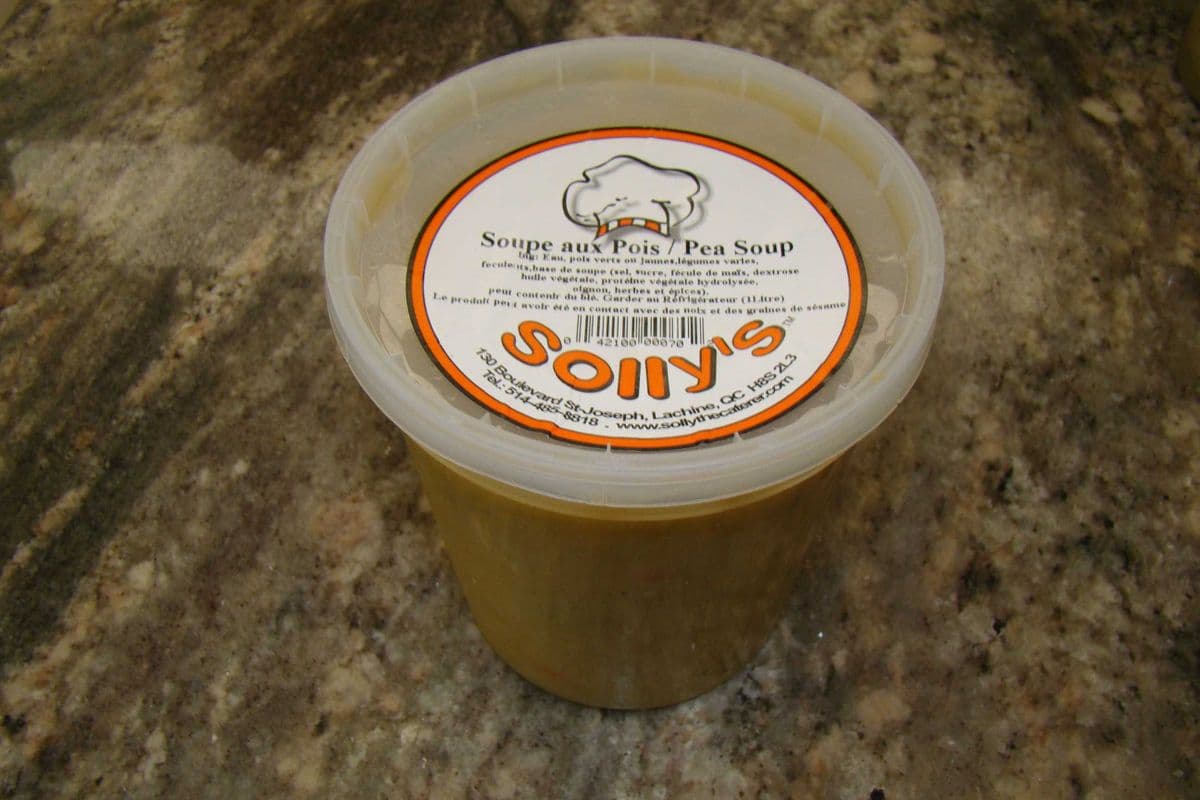 Soupe aux Pois / Pea Soup (1 litre)