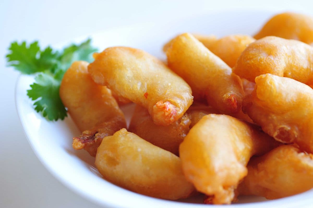 Deep-Fried Prawns