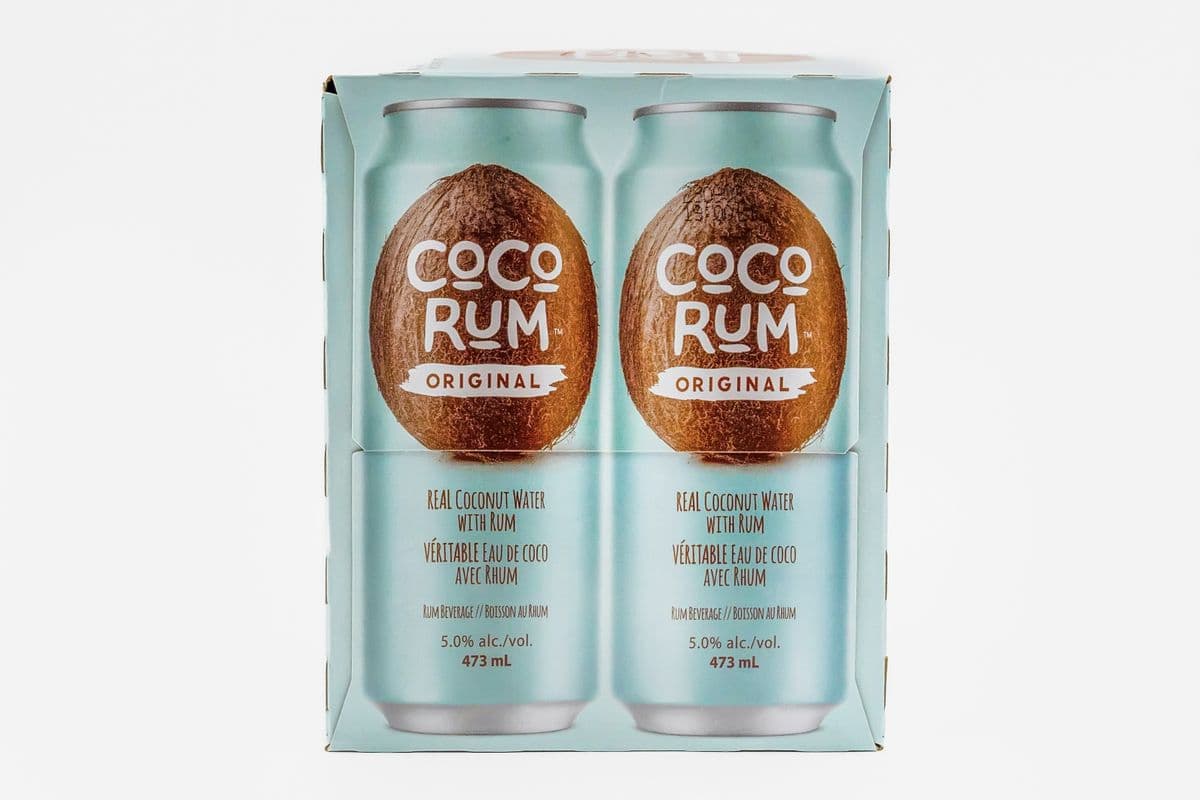 Coco Rum Coconut Cooler - Blue Label (4 x 473 ml)