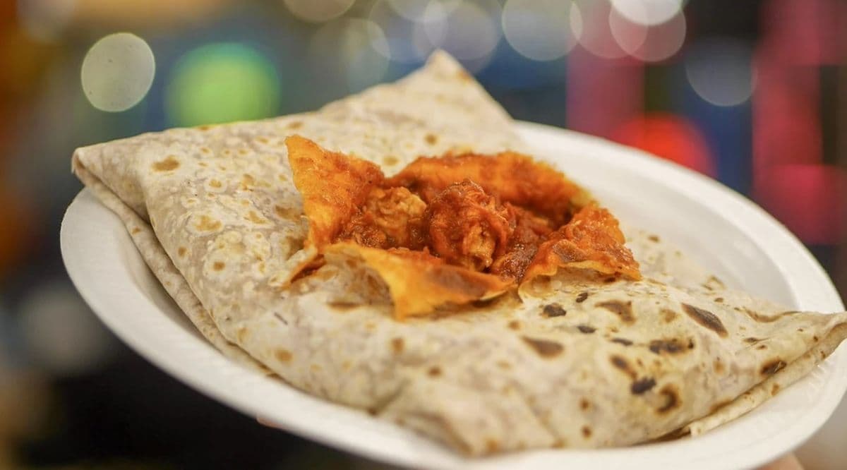Chicken Curry Roti