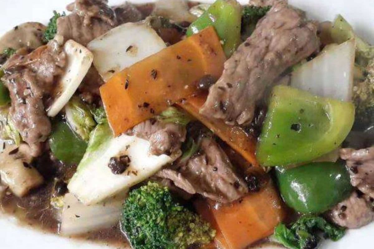 Beef with Black Bean Sauce