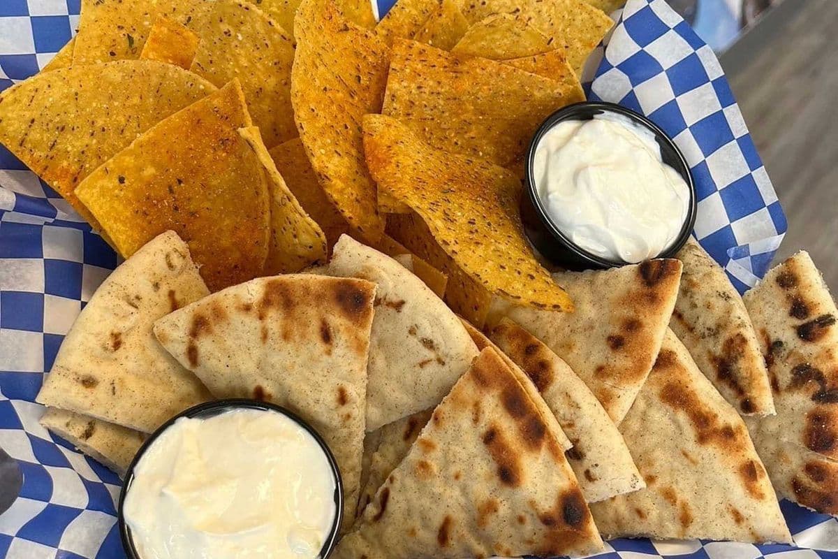Pita Wedges & Nacho Chips