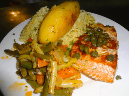 Broiled Fillet of Salmon