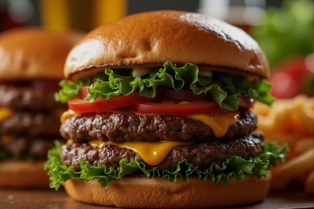 3. Smashed Double Veal Patty Burger