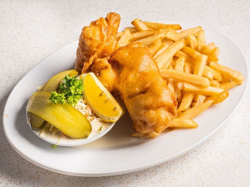 English-Style Fish and Chips