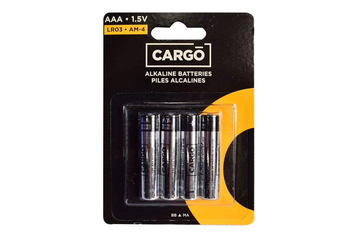 Cargo Batteries AAA (4pk) 77212