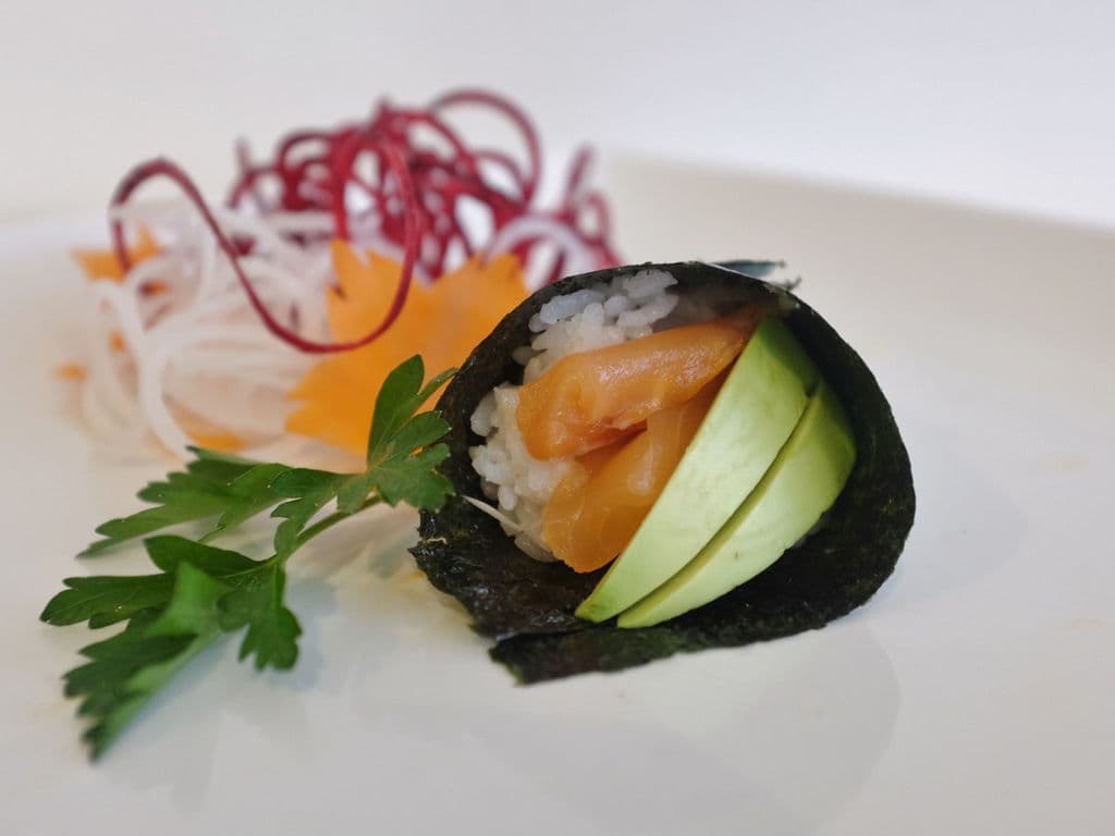 Salmon Avocado Hand Roll