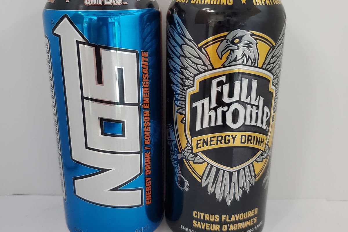 Full Throttle and NOS Energy Original (473 ml)