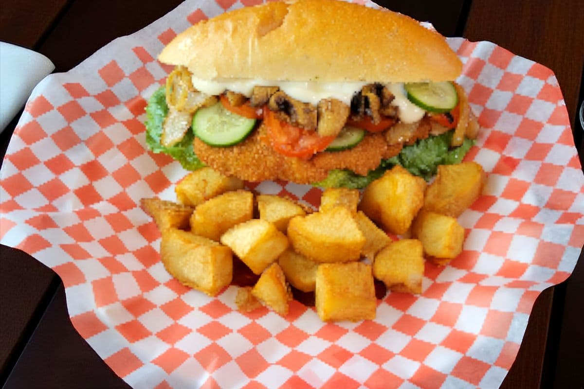 Wiener Schnitzel Sandwich