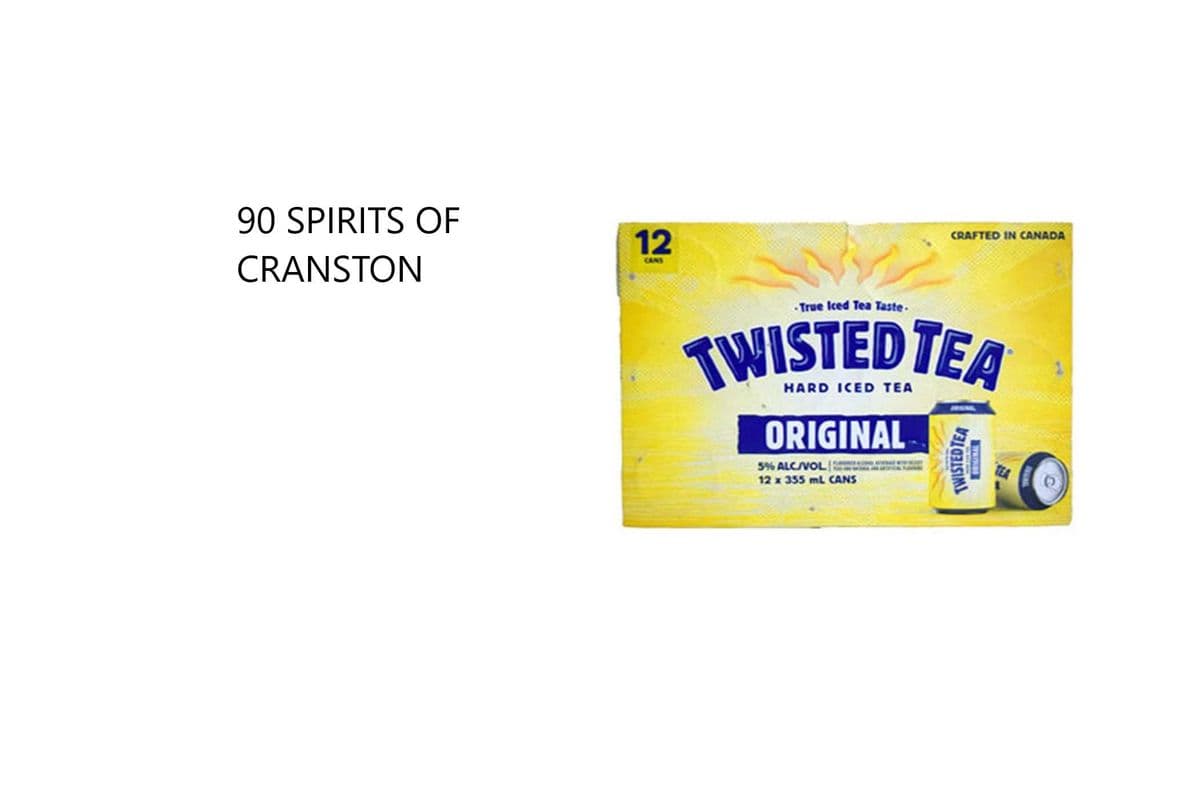 TWISTED TEA ORIGINAL HARD ICED TEA 12 CANS (1 x 12x355ML)