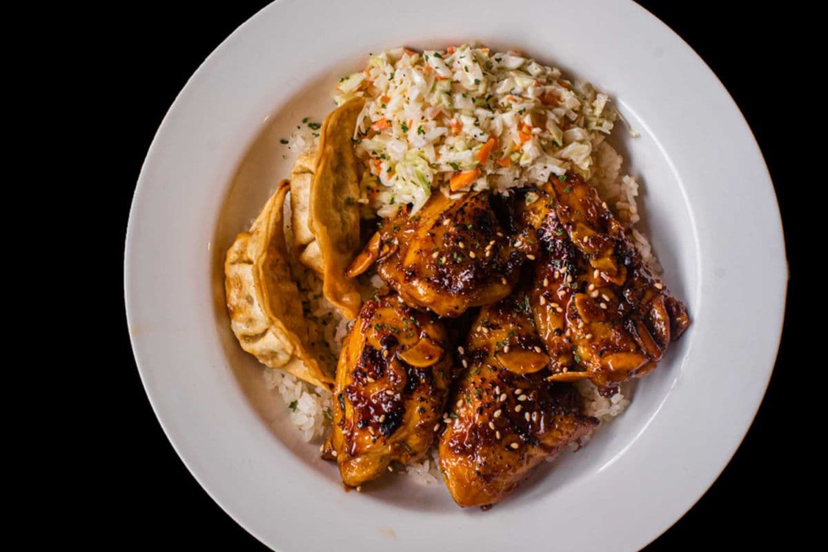 Soy Garlic Chicken Rice Bowl