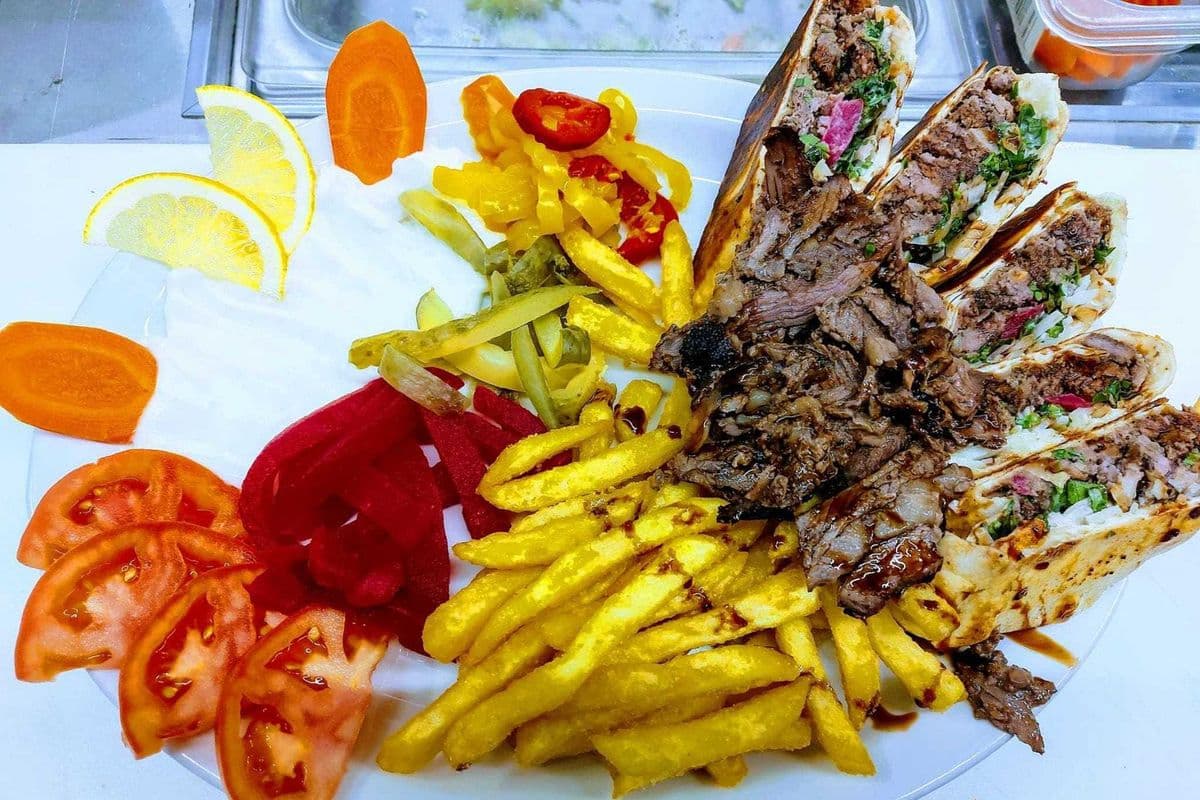 Assiette Shawarma style arabe (Beouf) / Shawarma Plate Arab Style (Beef)