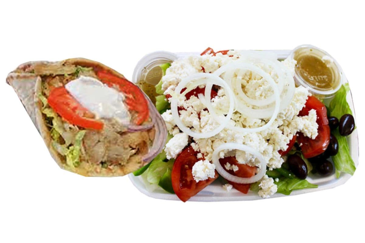 Chicken Supreme and Salad