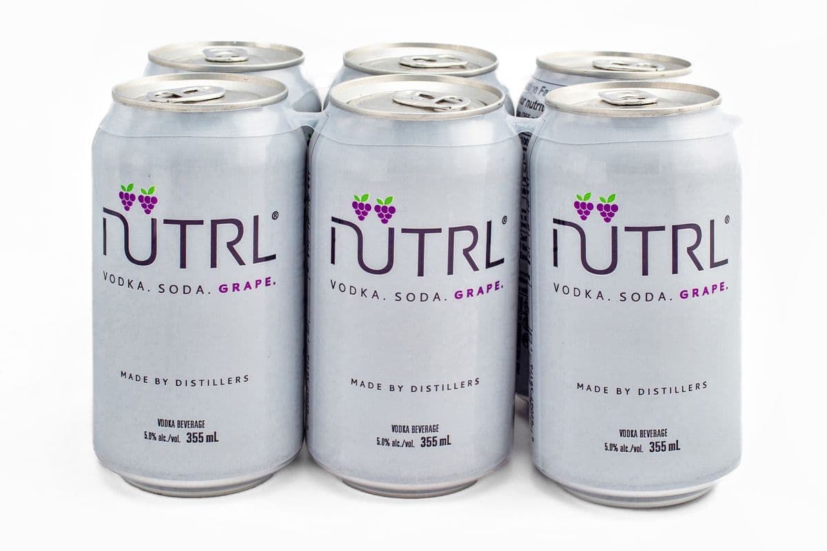 Nutrl Vodka Grape (6 Pack) (6 x 355ml)