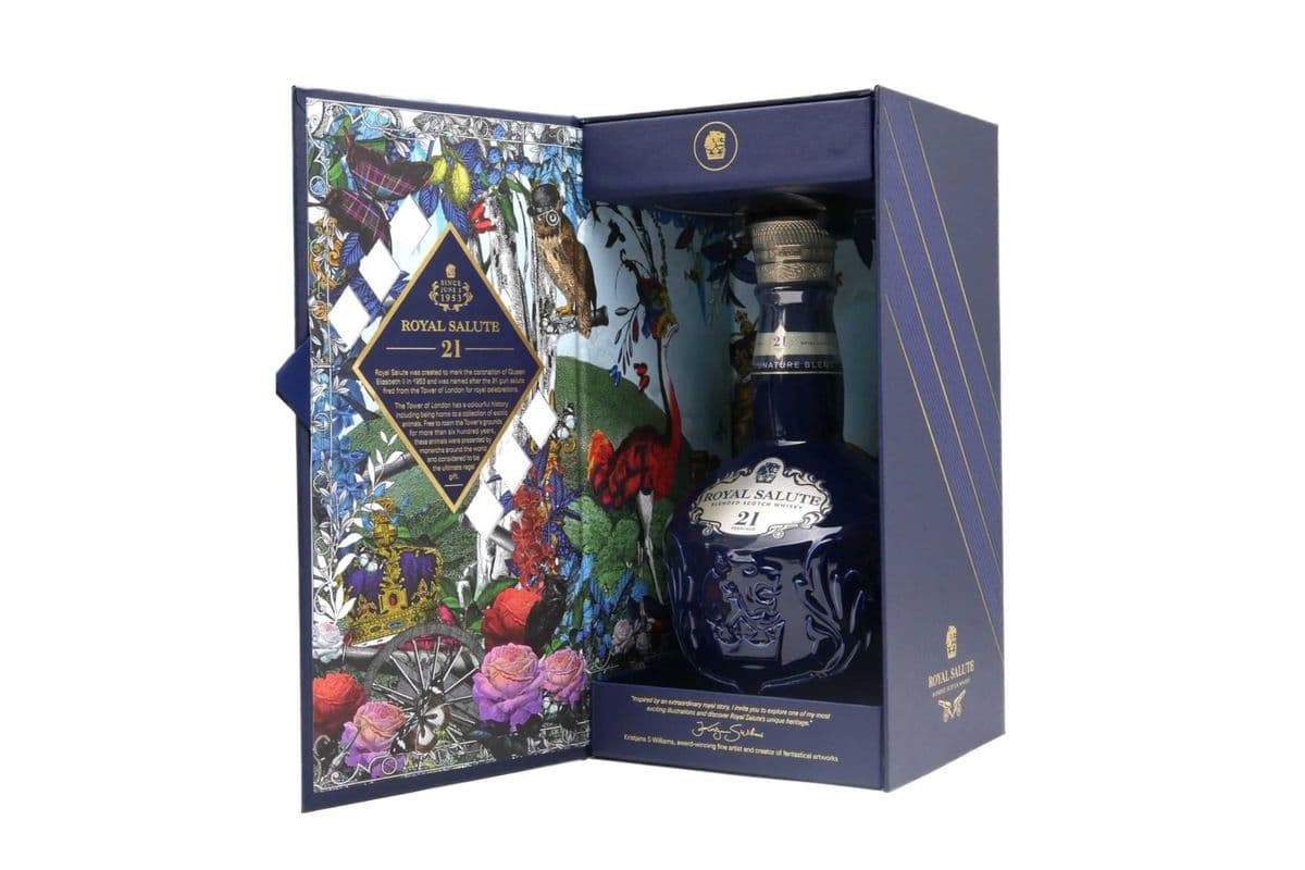 Royal Salute 21 Year Old Scotch Whisky-750ml (1 x 750ml)