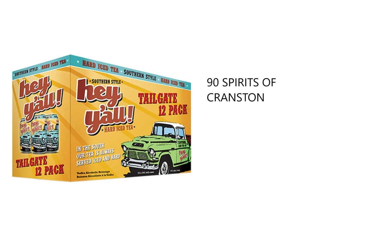 HEY Y'ALL TAILGATE HARD ICED TEA 12 CANS (1 x 12X341ML)