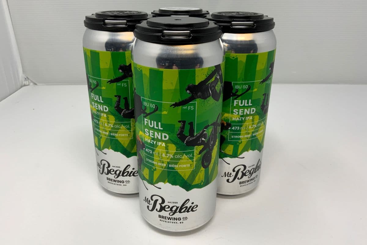 MT BEGBIE -FULL SEND HAZY IPA (4 x 473ml)