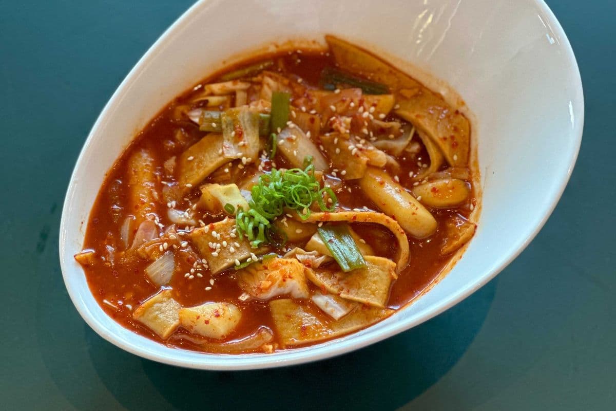 Spicy Seafood Rice Cake