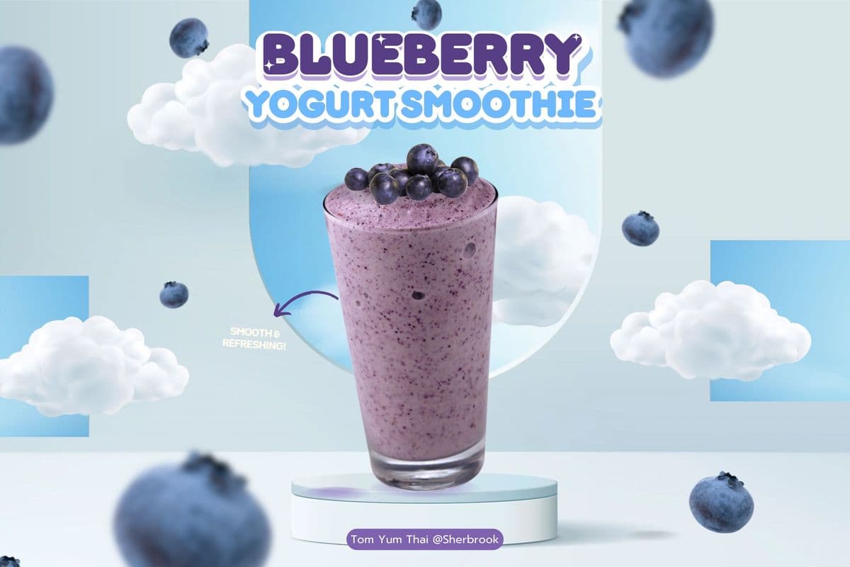 BLUEBERRY YOGURT SMOOTHIES (680 ml)