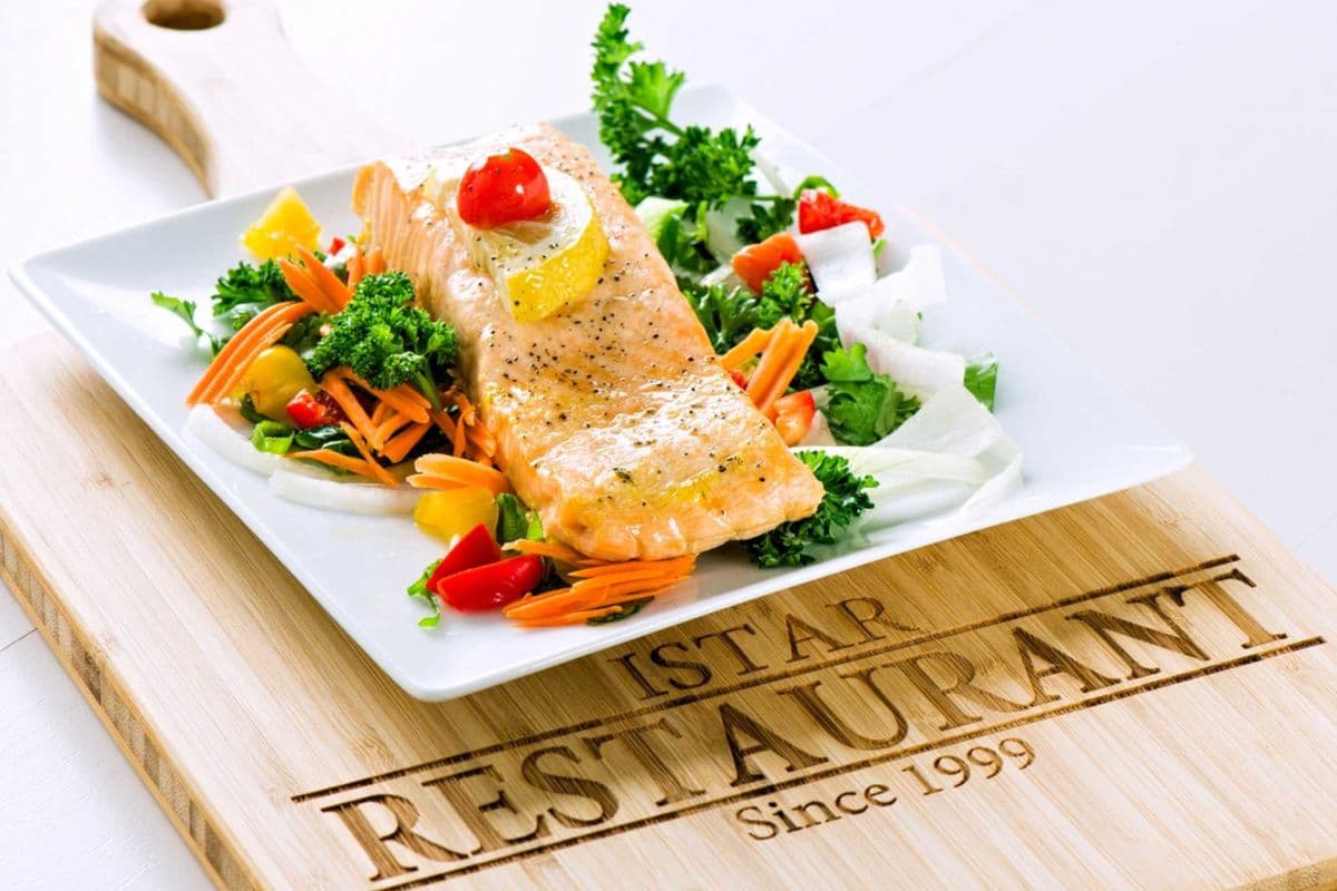 Salmon with Lemon Cream Sauce