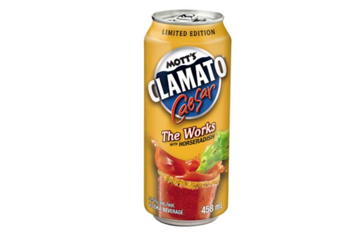 Mott's Clamato The Works Caesar Yellow (1 x 458ml)