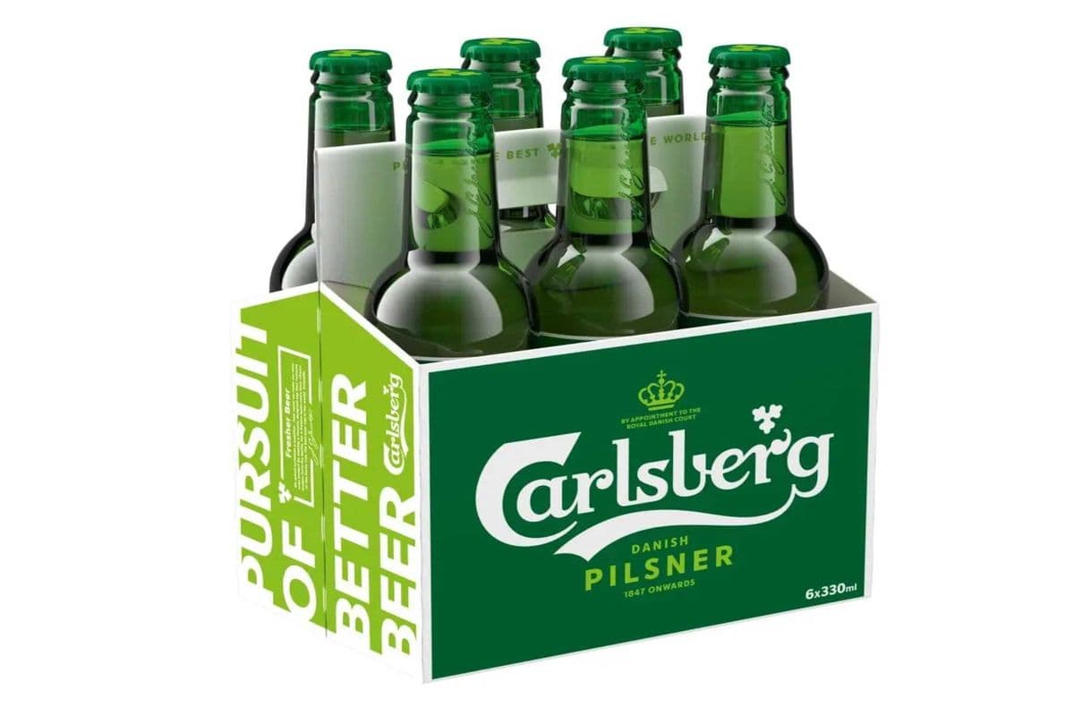 Carlsberg Pilsner-6 bottles (6 x 330ml)