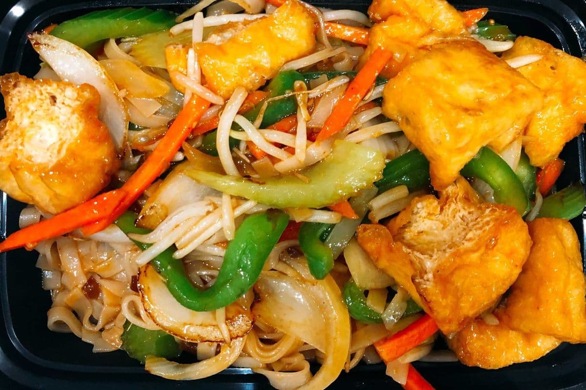 133. Curry Vegetable Stir Fry with Coconut Sauce