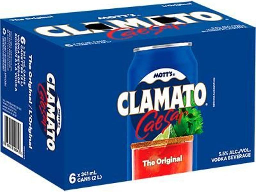 MOTTS Original CLAMATO, 6 x 355ml