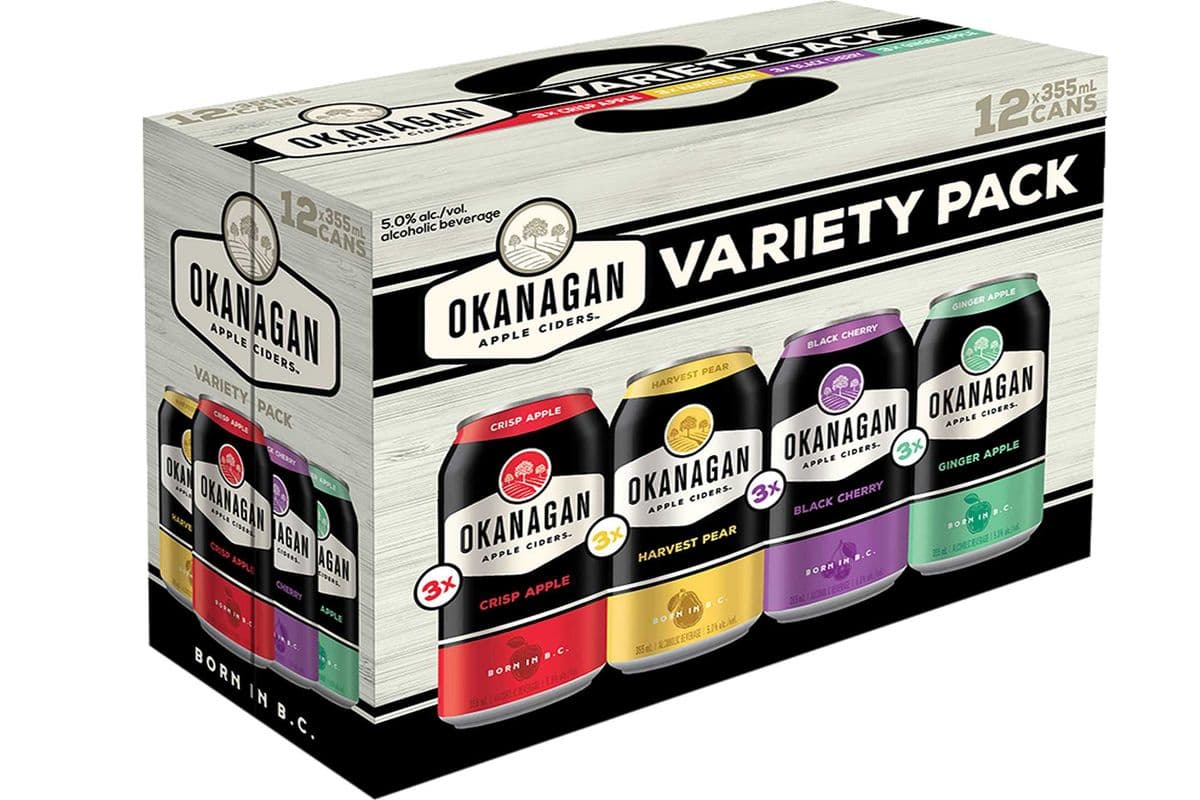 Okanagan Cider Variety Pack (12 x 355 ml)