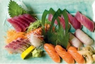 Tray J Sashimi and Sushi (56 pcs)
