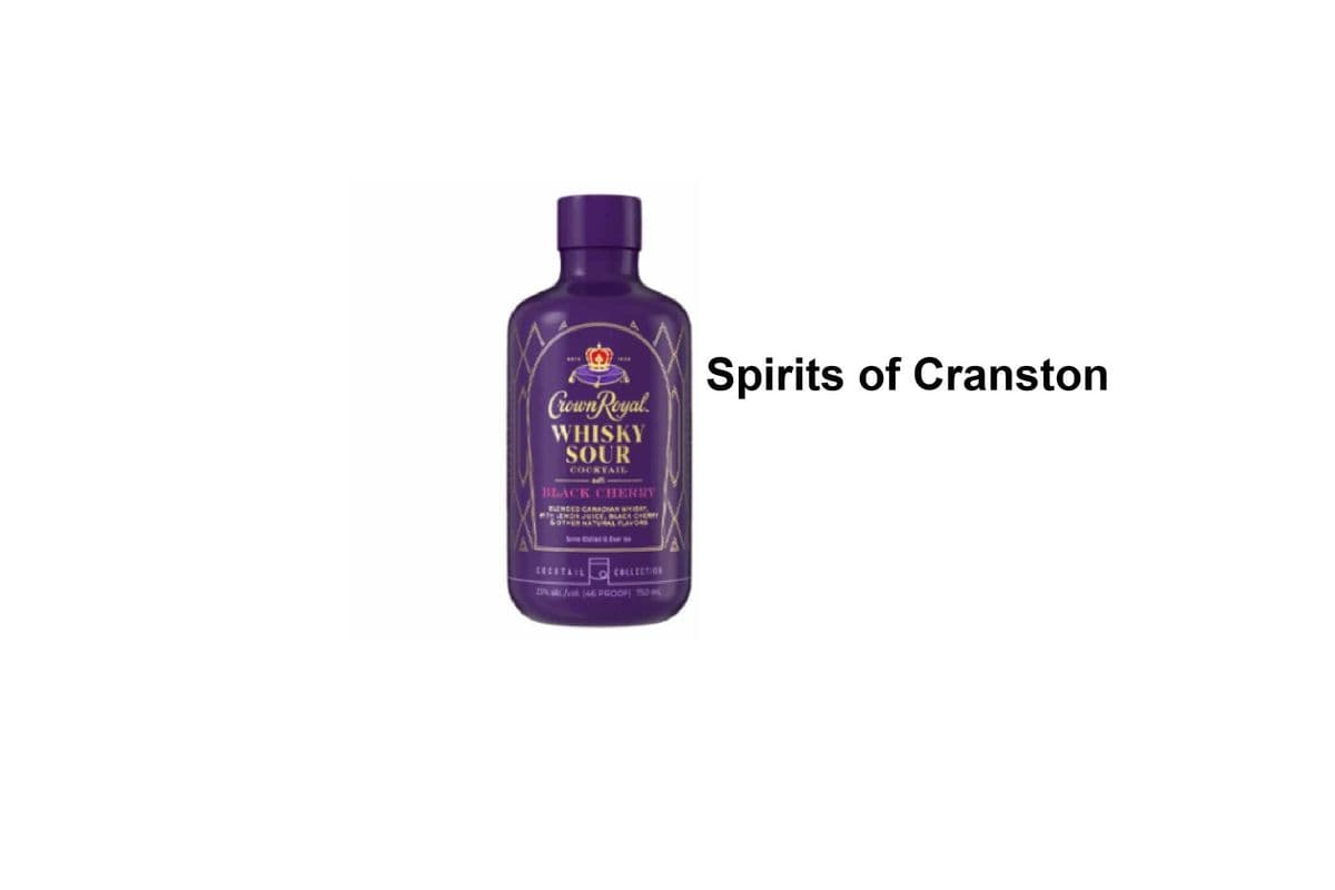 CROWN ROYAL BLACK CHERRY WHISKY SOUR 375ML (1 x 375ML)
