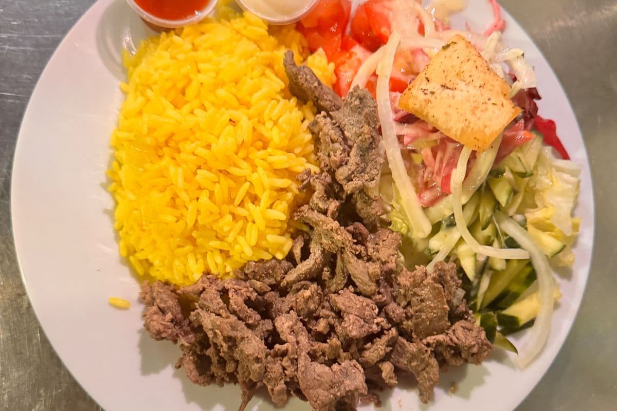 Lamb Shawarma Dinner