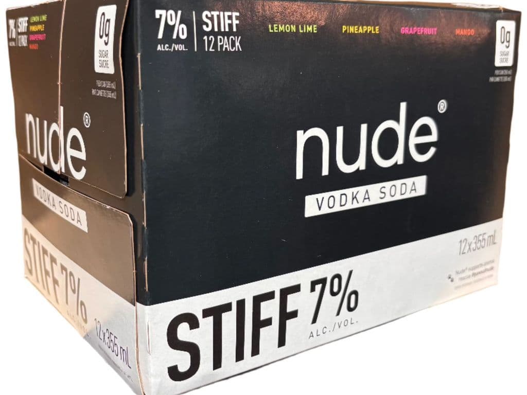Nude Vodka 7% Stiff Mixer Pack