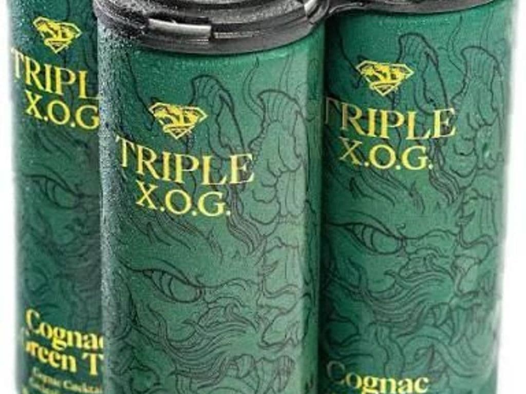 TRIPLE XOG Cognac Green Tea, 4 x 355ml