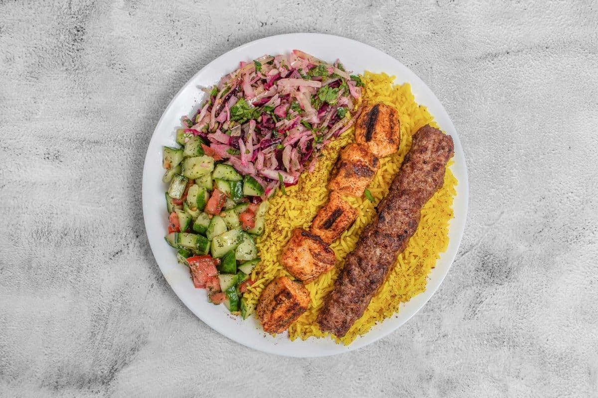 Mixed Grill with Rice Platter