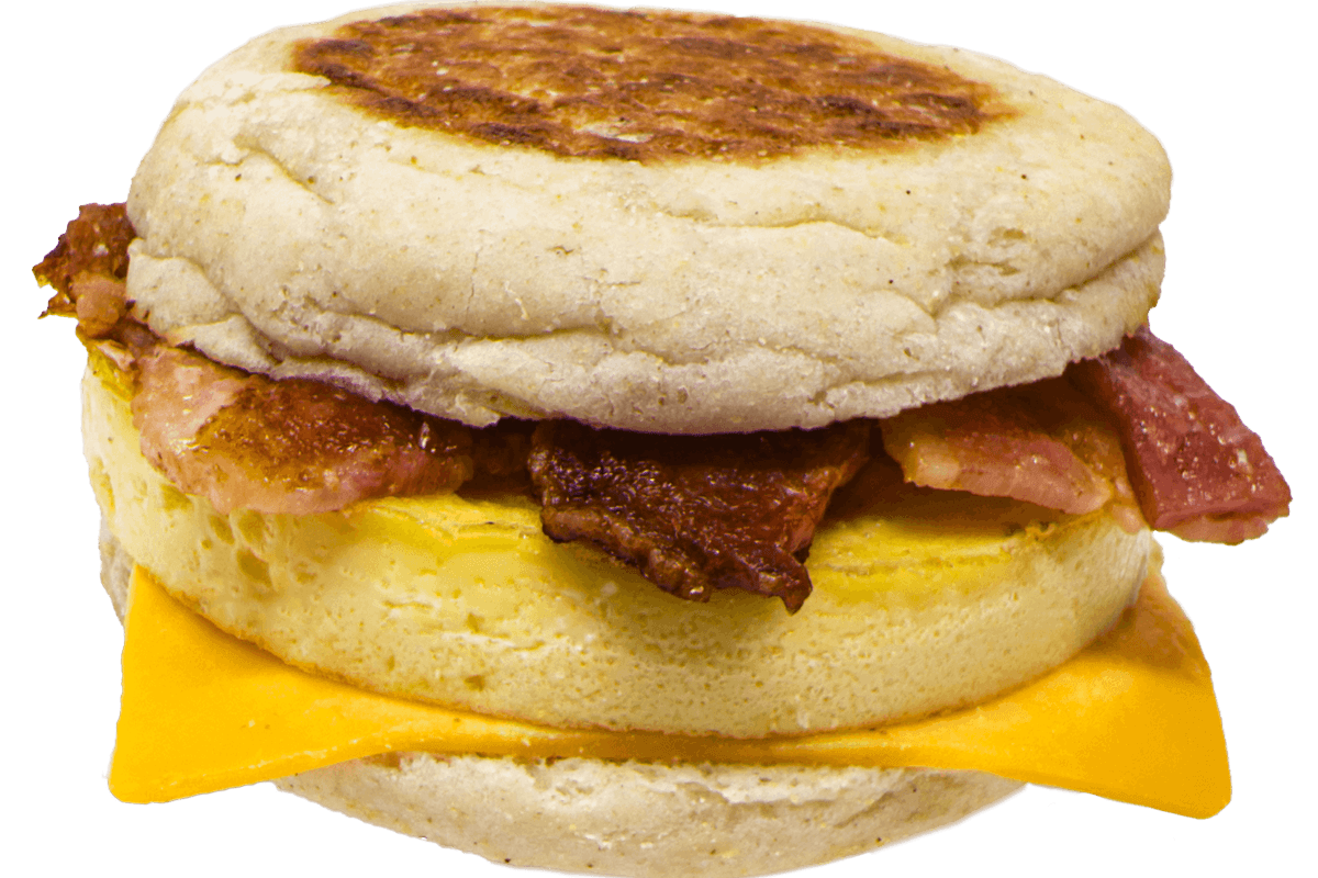 Bacon, Egg & Cheddar English Muffin